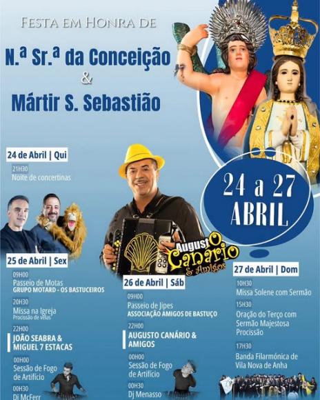 Festividades em honra da Sra. da Conceição e do Mártir São Sebastião
