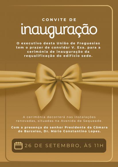 Inauguração da requalificação do edifício sede