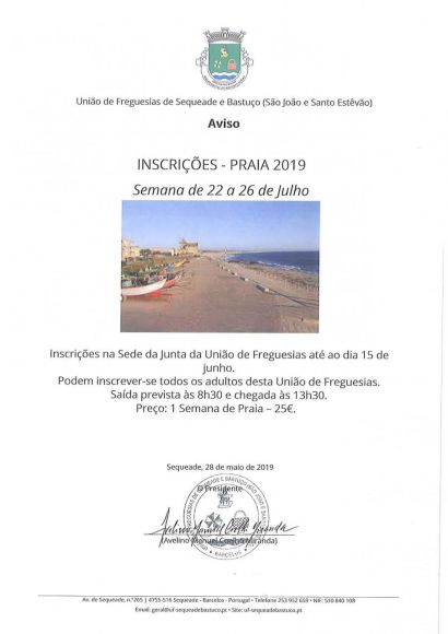 Passeio Conv&iacute;vio 2019