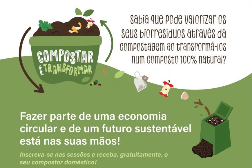 Distribuição de compostores domésticos
